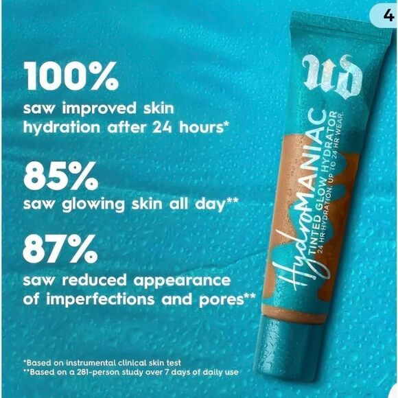 Urban Decay - Stay Naked Hydromaniac Tinted Glow Hydrator - 80 Deep Authentic 2- - Picture 5 of 5